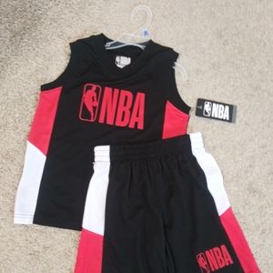 Authentic NBA boys short set